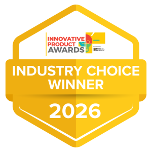 Industry Choice Winner 2026 badge, Innovative Product Awards, World of Concrete