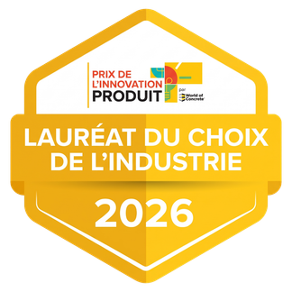 Macaron Lauréat du Choix de l'industrie 2026, Prix de l'innovation produit, World of Concrete